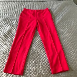 BCBG RED Tuxedo Pocket Capri